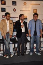 Riteish Deshmukh, Saif Ali Khan, Sajid Khan at Humshakals Trailer Launch in Mumbai on 29th May 2014